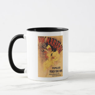 Vin Mariani Dancing Girl Pouring Wine Mug