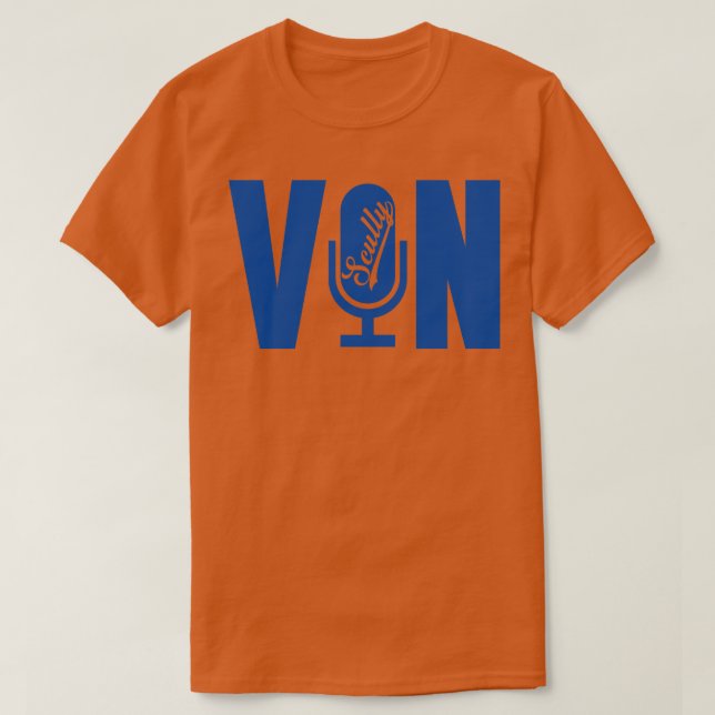 Vin Scully Microphone Vin Microphone 1 T-Shirt (Design Front)