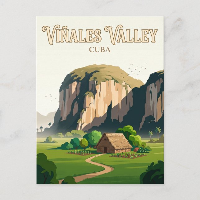 Viñales Valley Cuba Postcard (Front)