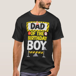 Vinatge Dad of the Birthday Boy   Construction Boy T-Shirt