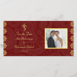 Vinayaka Wedding Save the Date Photo Cards