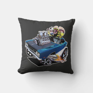 Vince Crain 1969 Born to Buzz Cushion