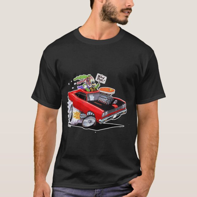 Vince Crain BIRD FINK 1969 red muscle car T-Shirt (Front)