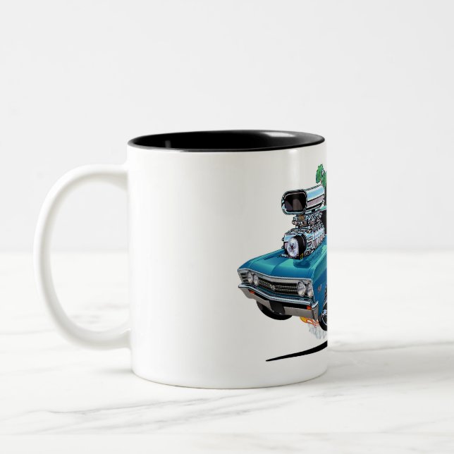 Vince Crains High Octane Art, 1967 Chevelle SS Two-Tone Coffee Mug (Left)