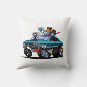 Vince Crains High Octane Art, 1968 Chevelle SS Cushion