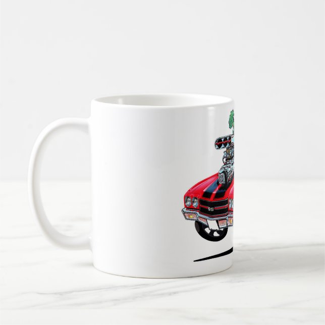 Vince Crains High Octane Art, 1970 Chevelle SS Coffee Mug (Left)
