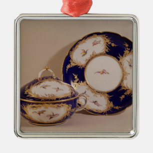 Vincennes bowl and stand, c.1745 metal tree decoration