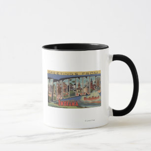Vincennes, Indiana - Large Letter Scenes Mug