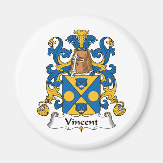 Vincent Family Crest Magnet