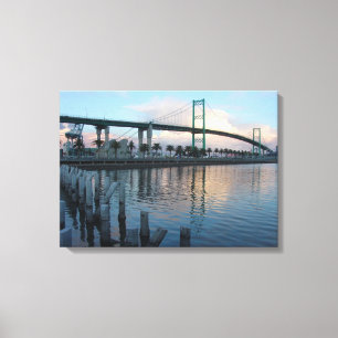 Vincent Thomas Bridge San Pedro Canvas Print