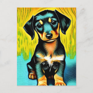 Vincent Van Dog Postcard