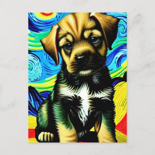 Vincent Van Dog Postcard