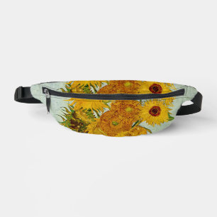 Vincent Van Gogh 12 Sunflowers Impressionist Bum Bags