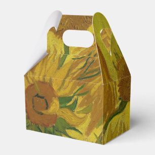 Vincent Van Gogh 15 Sunflowers Painting Favour Box