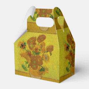 Vincent Van Gogh 15 Sunflowers Painting Favour Box