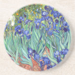 Vincent van Gogh 1889 Irises Coaster<br><div class="desc">www.MandasMacabre.com</div>