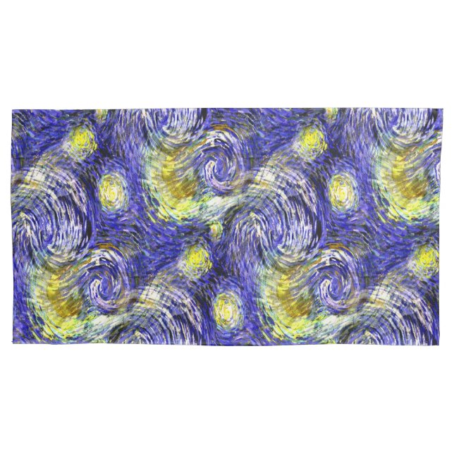 Vincent Van Gogh 1889 Starry Night Pillowcase (Front)