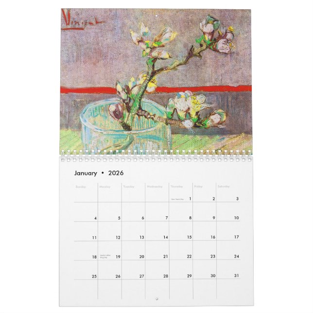 Vincent Van Gogh 2011 Calendar (Jan 2026)