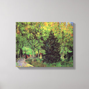 Vincent Van Gogh - A Lane In The Public Garden Canvas Print