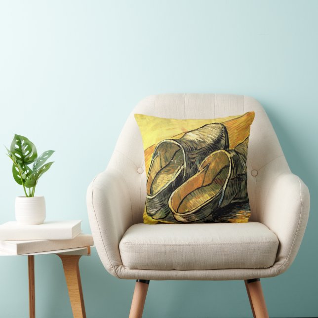 Vincent van Gogh - A Pair of Leather Clogs Cushion (Chair)