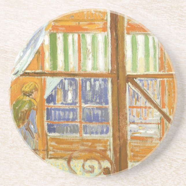 Vincent van Gogh - A Pork Butcher's Shop Window Coaster (Front)