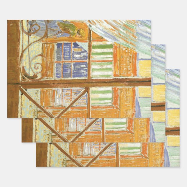Vincent van Gogh - A Pork Butcher's Shop Window Wrapping Paper Sheet (Set)