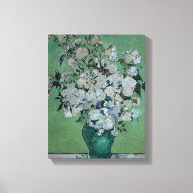 Vincent van Gogh | A Vase of Roses, 1890 Canvas Print (Front)