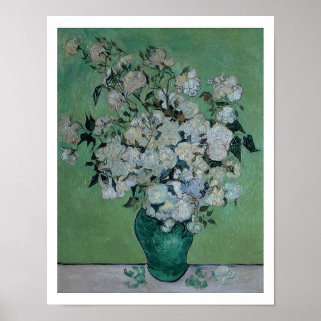 Vincent van Gogh | A Vase of Roses, 1890 Poster (Front)