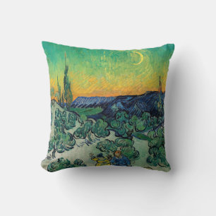 Vincent van Gogh - A Walk at Twilight Cushion