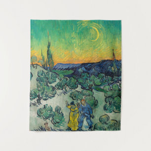 Vincent van Gogh - A Walk at Twilight Tapestry