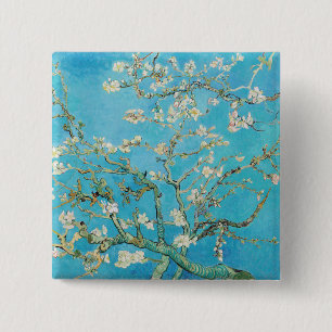 Vincent Van Gogh - Almond Blossom 15 Cm Square Badge