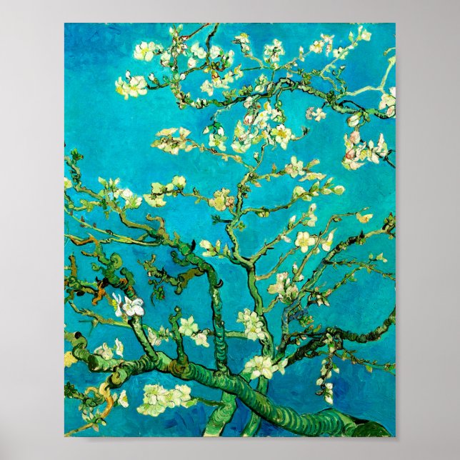 Vincent Van Gogh Almond Blossom Fine Art Poster (Front)