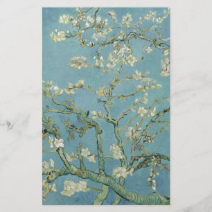 Vincent Van Gogh Almond Blossom Floral Painting Stationery