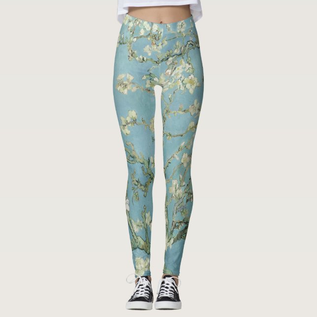 Vincent van Gogh - Almond blossom Leggings (Front)