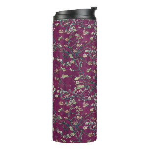 Vincent Van Gogh Almond Blossom on Mulberry Purple Thermal Tumbler