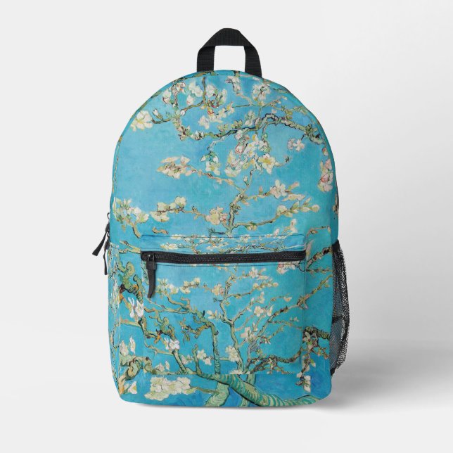 Vincent van Gogh - Almond Blossom Printed Backpack (Front)