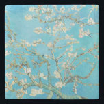 Vincent van Gogh - Almond Blossom Stone Coaster<br><div class="desc">Almond Blossom / Branches with Almond Blossom - Vincent van Gogh,  Oil on Canvas,  1890</div>