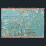 Vincent Van Gogh - Almond blossom Throw Blanket<br><div class="desc">Vincent Van Gogh - Almond blossom</div>