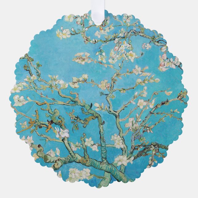 Vincent van Gogh - Almond Blossom Tree Decoration Card (Front)