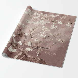 Vincent Van Gogh Almond Blossoms Beige Wrapping Paper