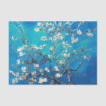 Vincent Van Gogh Almond Blossoms Bright Turquoise Tissue Paper<br><div class="desc">Turquoise Almond Blossoms Gifts for Wedding Party, Baby Shower, or Spring Party: Celebrate your special occasions with the enchanting beauty of Vincent Van Gogh's Almond Blossoms. Our Turquoise Almond Blossoms Gifts are the perfect tokens of appreciation for your wedding party, baby shower, or spring party guests. Each gift showcases the...</div>