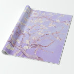 Vincent Van Gogh Almond Blossoms : Lavender Wrapping Paper<br><div class="desc">Vincent Van Gogh Almond Blossoms : Lavender
Artist: Vincent Van Gogh Title: Almond Blossoms Altered by 2sweet4wordsDesigns / PureVintageLove wrapping paper,  gift wrap,  gift wrap paper,  tissue paper,  elegant,  impressionism,  Vincent Van Gogh,  Van Gogh,  Almond Blossoms,  flowers,  floral, </div>
