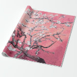 Vincent Van Gogh Almond Blossoms Peachy Pink Wrapping Paper<br><div class="desc">“Gift artfully, wrap beautifully.” Turn every gift into a masterpiece with this Van Gogh Almond Blossoms wrapping paper in a peachy pink. Featuring the iconic almond branches and blossoms set against a luxurious peach/pink background, this design makes your presents as beautiful on the outside as they are on the inside....</div>