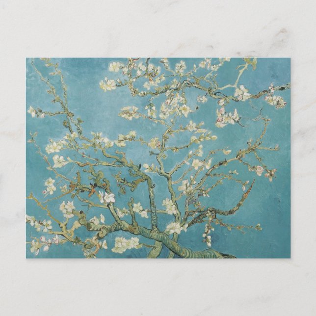 vincent van gogh, almond blossoms postcard (Front)