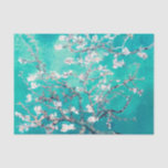 Vincent Van Gogh Almond Blossoms Turquoise Tissue Paper<br><div class="desc">Turquoise Almond Blossoms Gifts for Wedding Party, Baby Shower, or Spring Party: Celebrate your special occasions with the enchanting beauty of Vincent Van Gogh's Almond Blossoms. Our Turquoise Almond Blossoms Gifts are the perfect tokens of appreciation for your wedding party, baby shower, or spring party guests. Each gift showcases the...</div>
