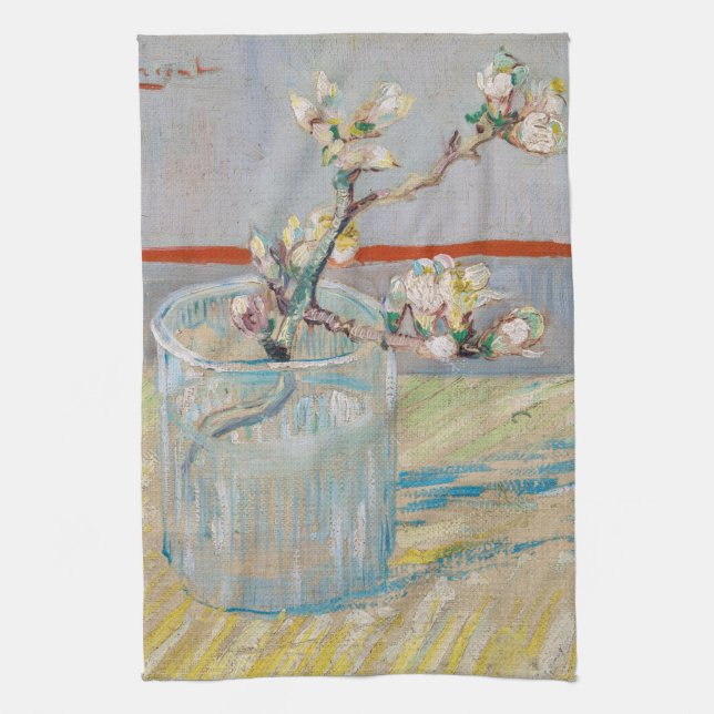 Vincent van Gogh - Almond Branch in a Glass Tea Towel (Vertical)