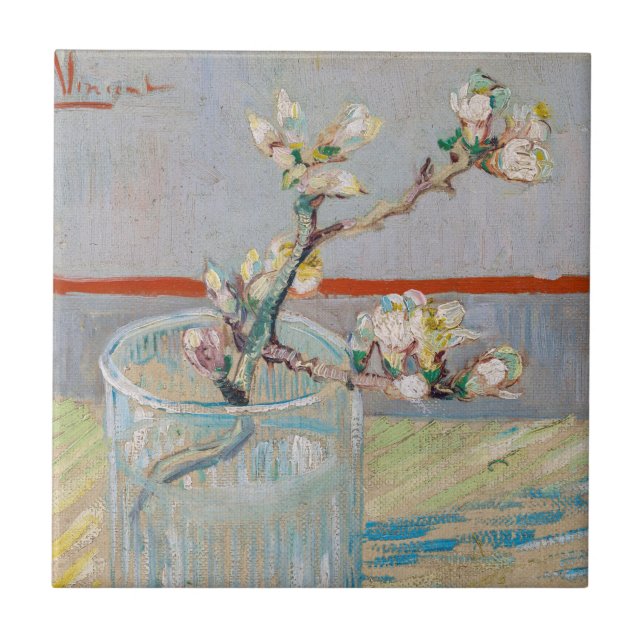 Vincent van Gogh - Almond Branch in a Glass Tile (Front)
