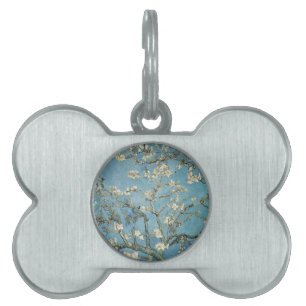 Vincent van Gogh Almond branches in bloom, 1890 Pet ID Tag
