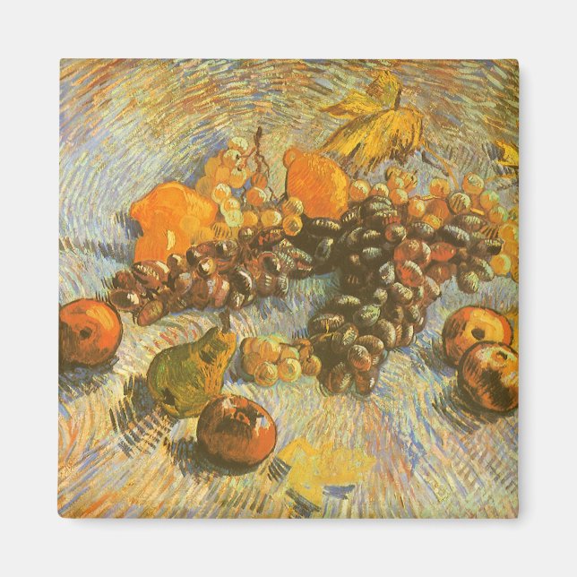 Vincent van Gogh - Apples, Pears, Lemons, Grapes Magnet (Front)