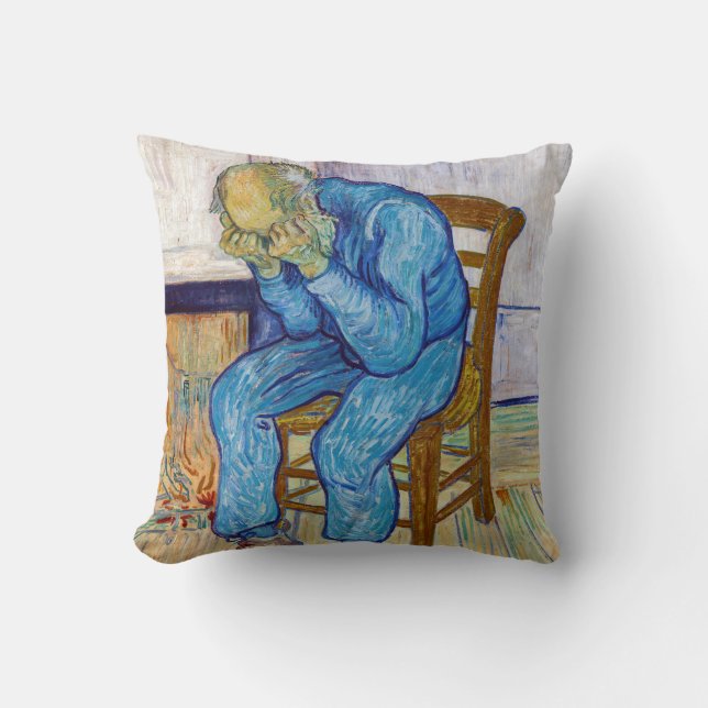 Vincent van Gogh - At Eternity's Gate Cushion (Front)